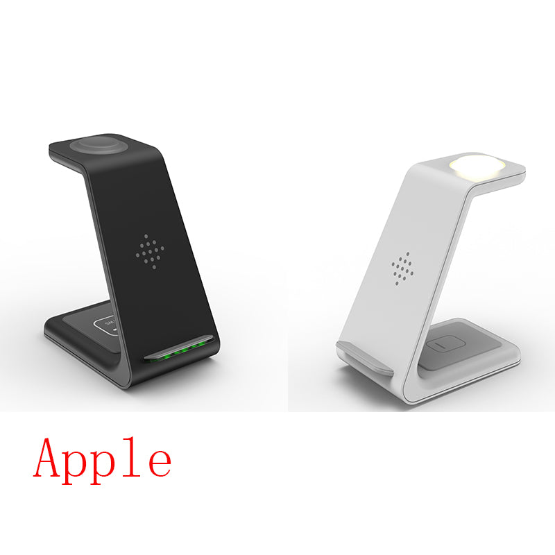 3-in-1 Fast Wireless Charging Station Stand for Phone, Watch & Earbuds