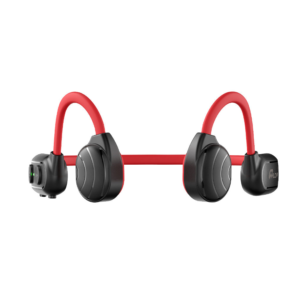 Bone Conduction Bluetooth 5.0 Headset – Open-Ear Wireless Headphones with Titanium Frame & Type-C Charging