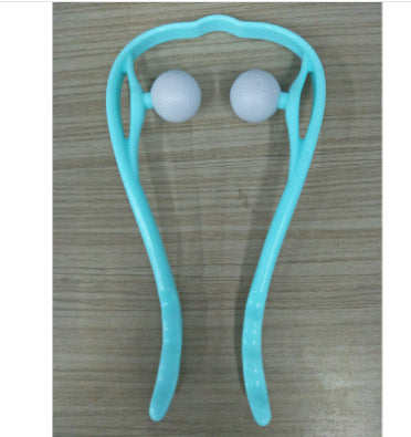 6-Roller Swan Neck Massager – 360° Deep Tissue Relief | Neck, Shoulders & Back | + Crystal Jade Scraper