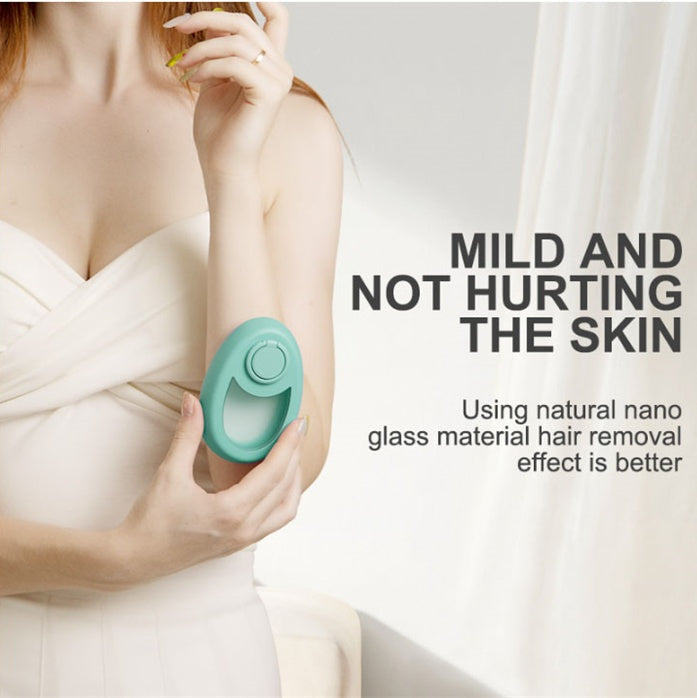 Magic Crystal Hair Eraser – Nano-Glass Painless Reusable Hair Removal | Exfoliates Skin | Legs, Arms & Body