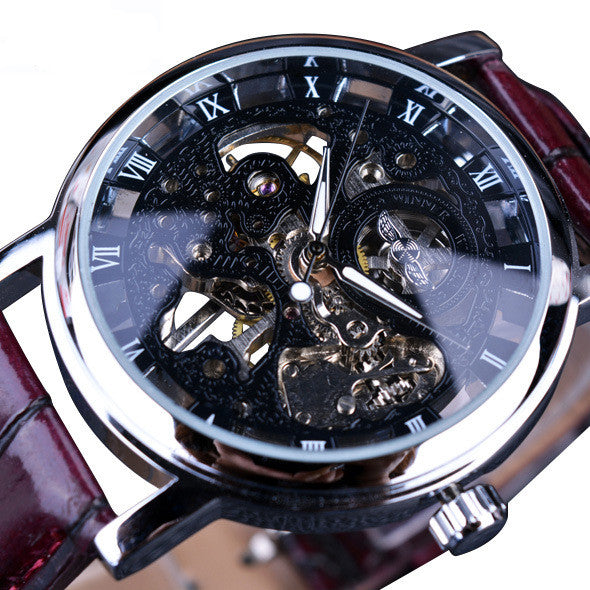 Luxury Men's Mechanical Watch – Classic Automatic Mesh Strap Timepiece | 4 Styles