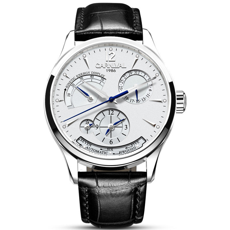 Carnival Automatic Mechanical Watch – Luxury Skeleton Wrist Watch for Men