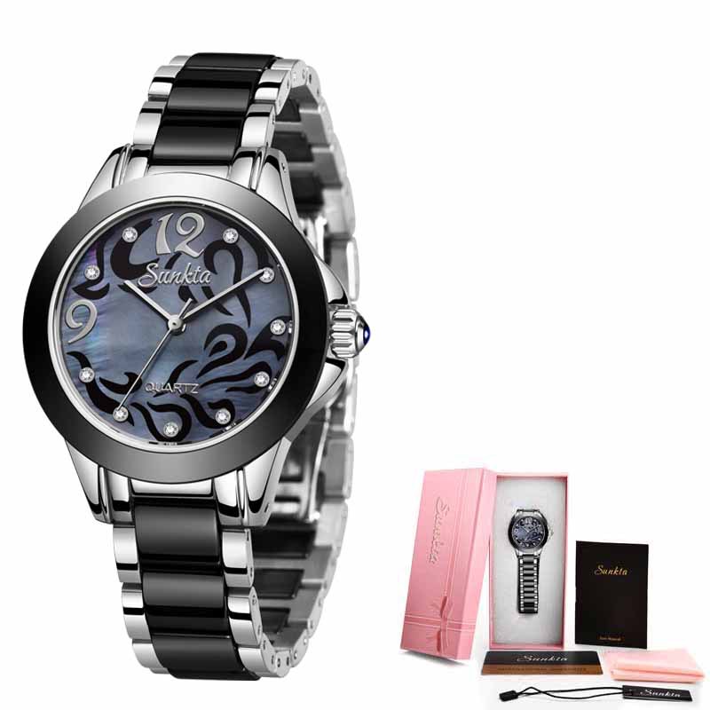 Luxury Ceramic Ladies Watch – Elegant High-End Fashion Timepiece for Women