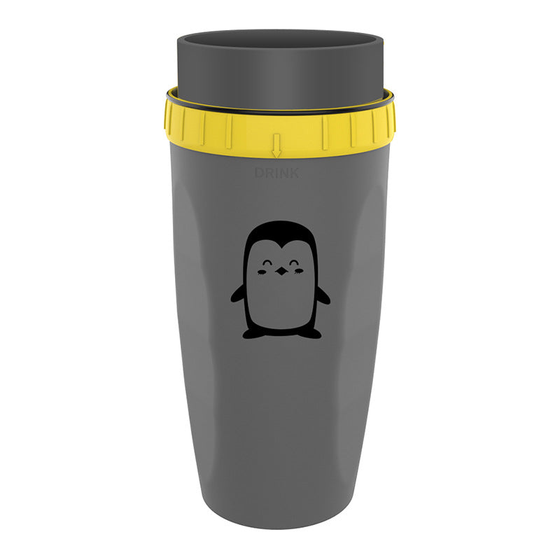 No Cover Twist Cup – Double Insulation Tumbler with Straw | Portable Water Bottle for Kids & Adults