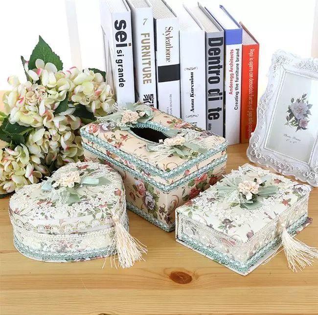 Luxury Ceramic Tissue Box Cover – Elegant Home Decor Napkin Holder
