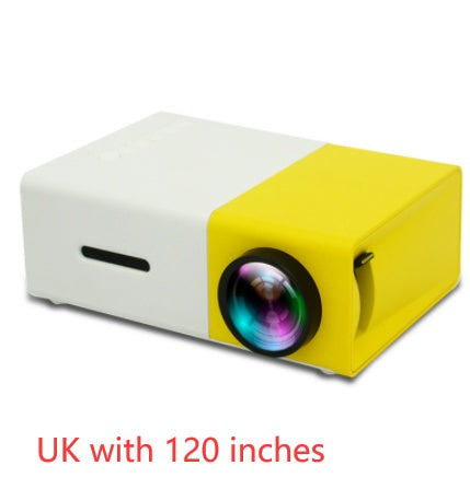 YG300 Mini Portable Projector – HD LED Home Theater Cinema Projector with HDMI & USB