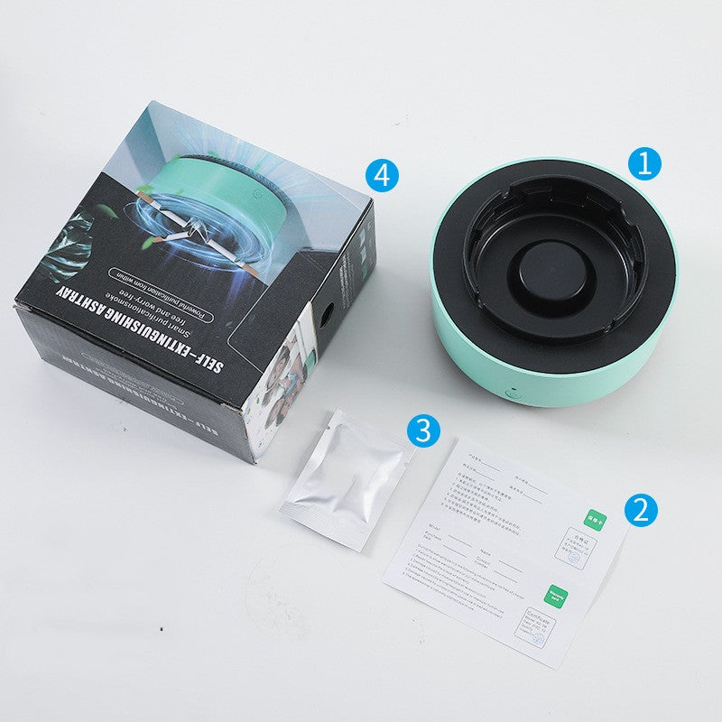 Electronic Smoke Removal Ashtray – Air Purifier with Anion Filtration