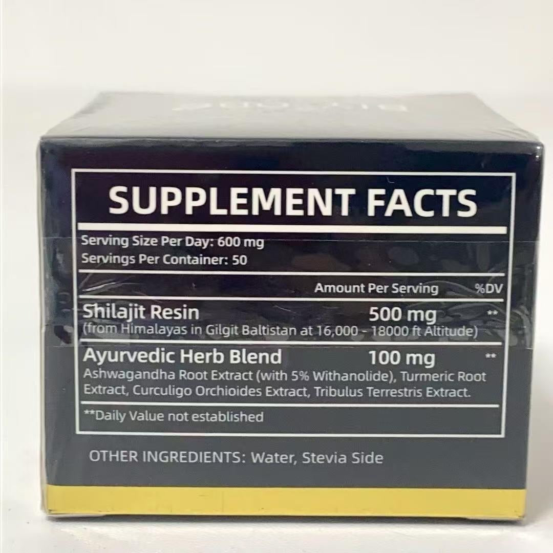 Pure Himalayan Shilajit Gummies with Ashwagandha & Gokshura – No Added Sugar | Energy & Vitality Support (60 Chewables)