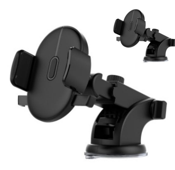 Telescopic Car Phone Holder – 360° Rotation | Super Sticky Suction Cup | Fits 3.5-7" Phones