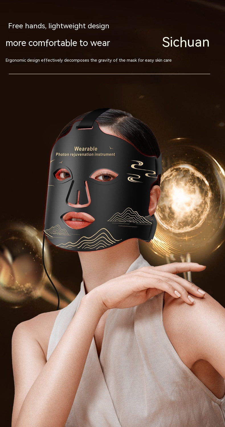 Professional LED Face Mask – Infrared & Color Light Therapy for Skin Rejuvenation & Acne Care