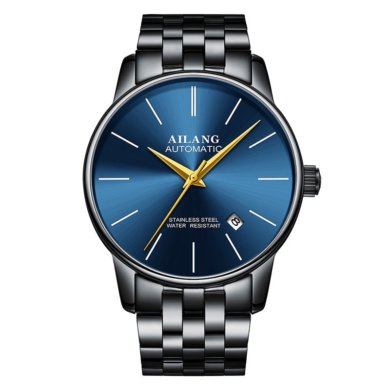 Luxury Men's Automatic Mechanical Watch – Sapphire Crystal, Compass & 3ATM | 18 Colors
