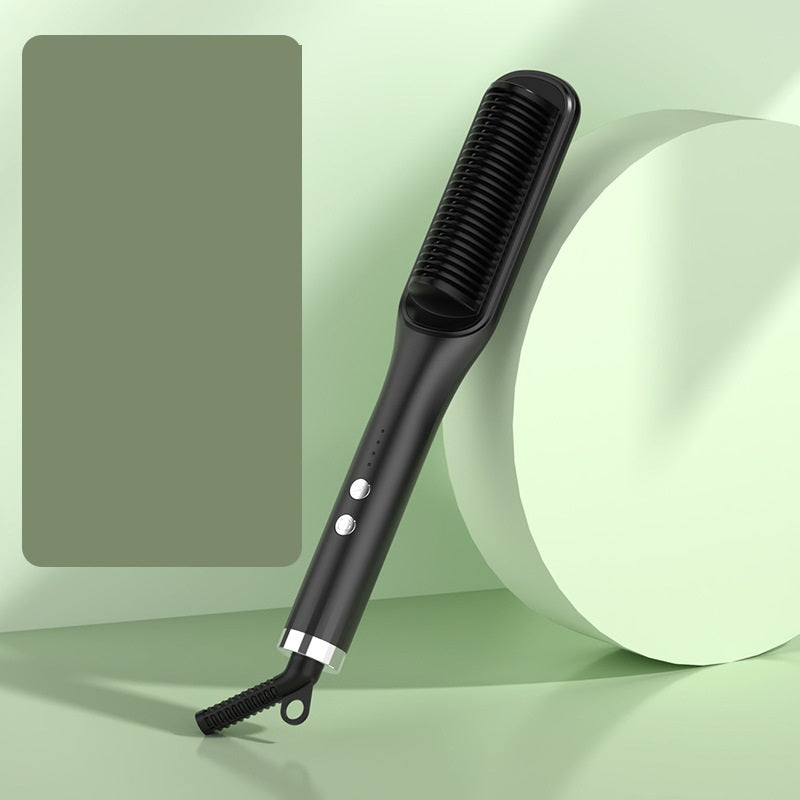 Anion Hair Straightening & Curling Brush – Fast Heating Styling Comb | 7 Colors | US/UK/EU/AU