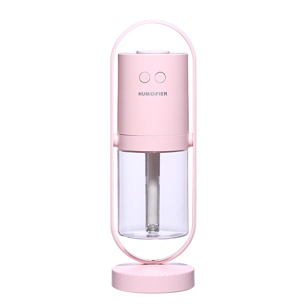 Magic Shadow USB Air Humidifier – Mini Ultrasonic Mist Maker with Projection Night Light for Home, Car & Office