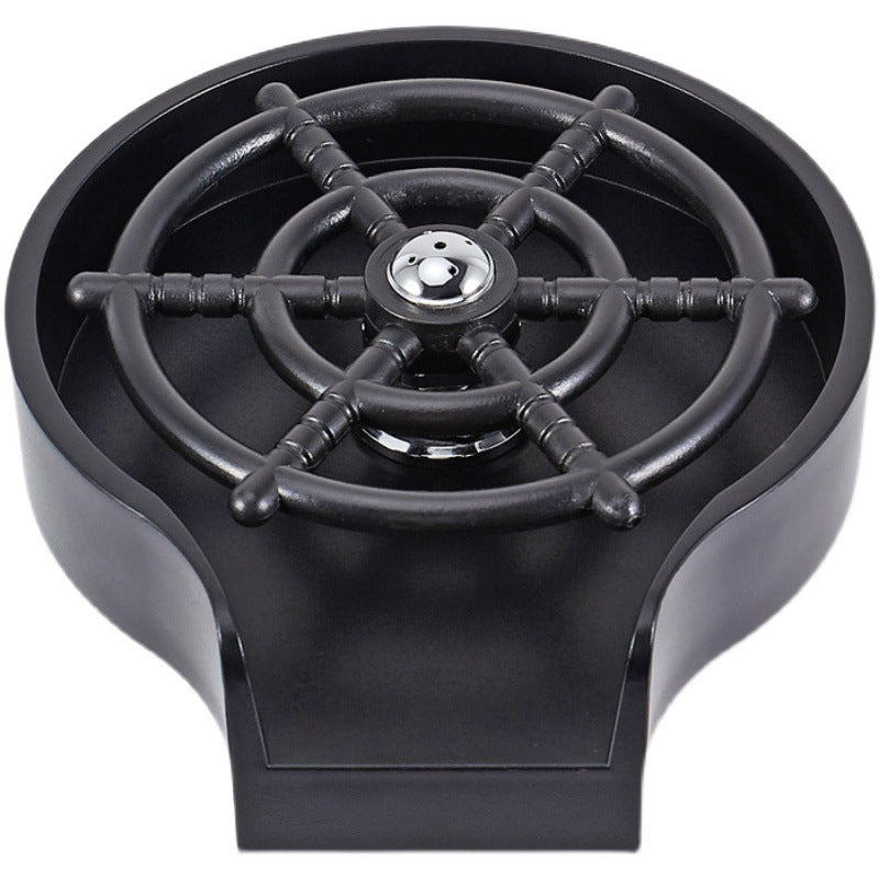 Bar Counter Cup Washer Sink – High Pressure Automatic Faucet Glass Rinser for Coffee Pitcher & Cups