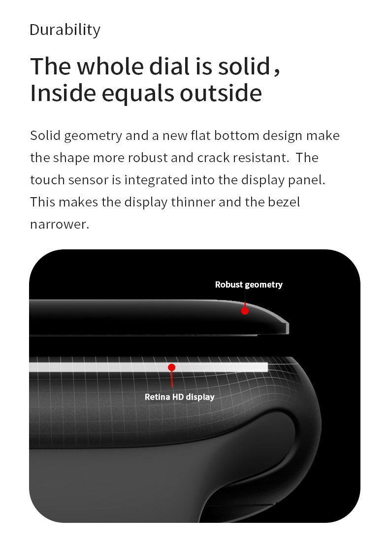 Bluetooth Smart Watch – NFC, Wireless Charging, Calls, Heart Rate & Blood Oxygen Monitor