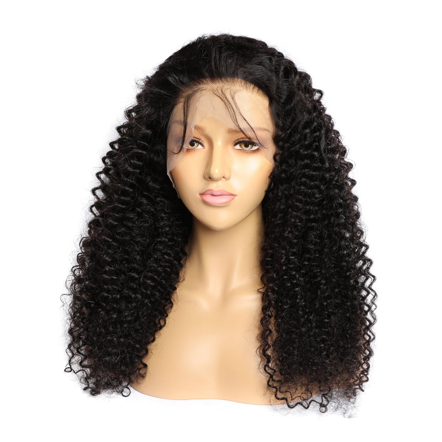 Curly Human Hair Lace Wig – Natural Look, Soft & Bouncy Full Lace Hair Wig