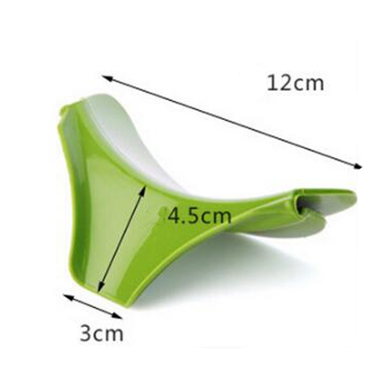 Silicone Kitchen Pouring Funnel – No-Spill Pot Clip for Soup, Liquid & Sauces | 1, 2 or 3 Pack