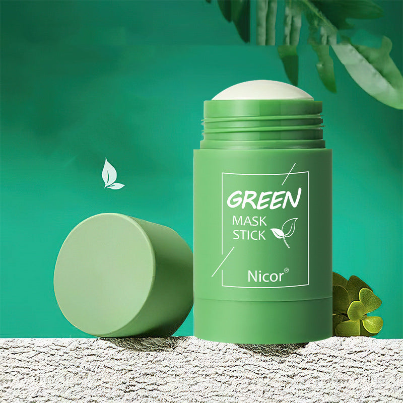 Green Tea & Eggplant Clay Stick Mask – Oil Control, Acne Care & Deep Pore Cleansing | 40g