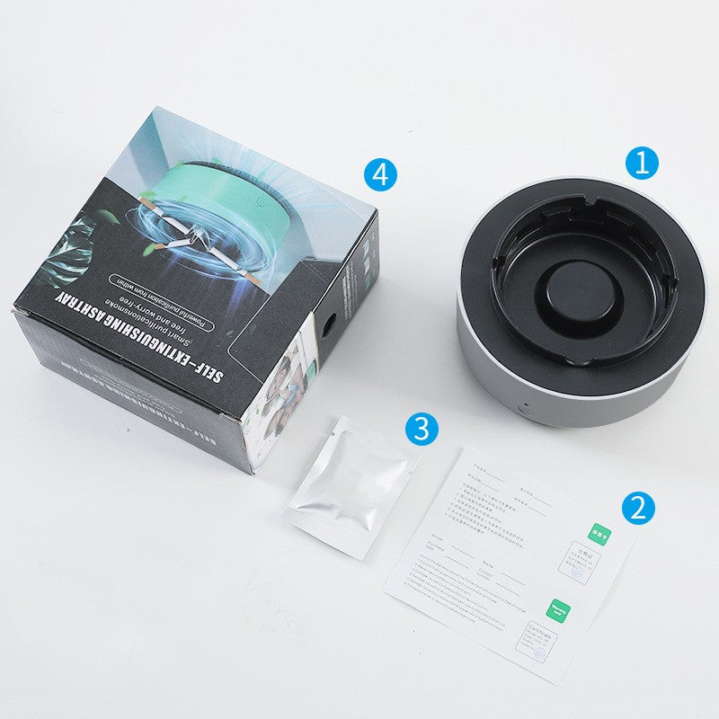 Electronic Smoke Removal Ashtray – Air Purifier with Anion Filtration