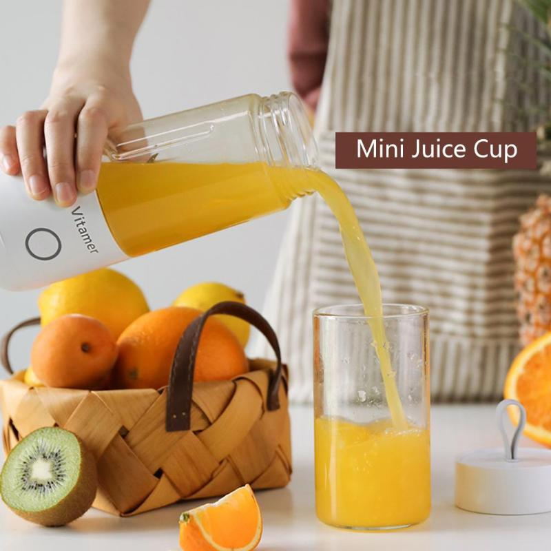 350ml Portable USB Blender – Electric Rechargeable Juicer & Smoothie Mixer for Smoothies, Slushies & Juice