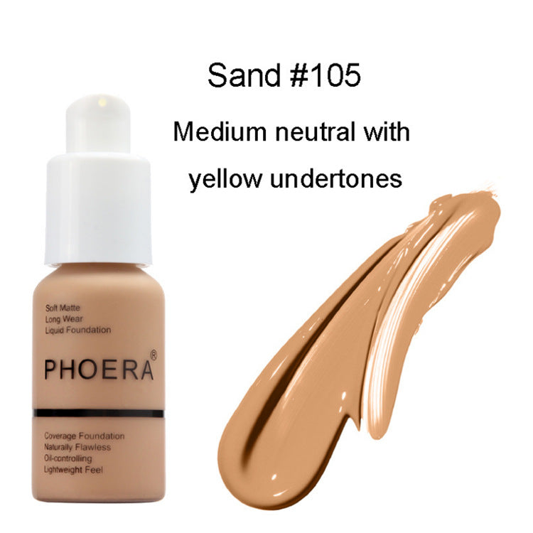 Oil Control Matte Foundation Cream – Natural Coverage Concealer