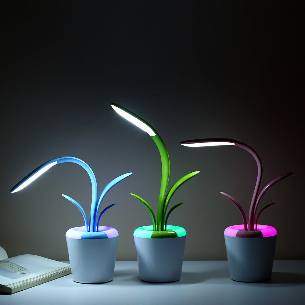 Modern USB Eye Protection LED Table Lamp – Touch Control Night Light for Bedroom & Office