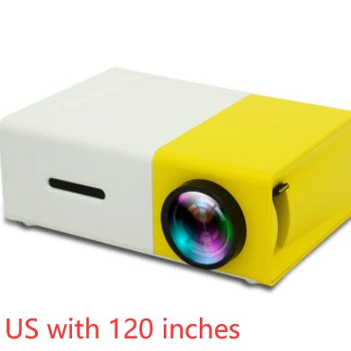 YG300 Mini Portable Projector – HD LED Home Theater Cinema Projector with HDMI & USB