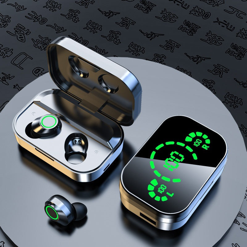 YD03 TWS Wireless Earbuds – Bluetooth 5.3, Smart Digital Display & Breathing Light