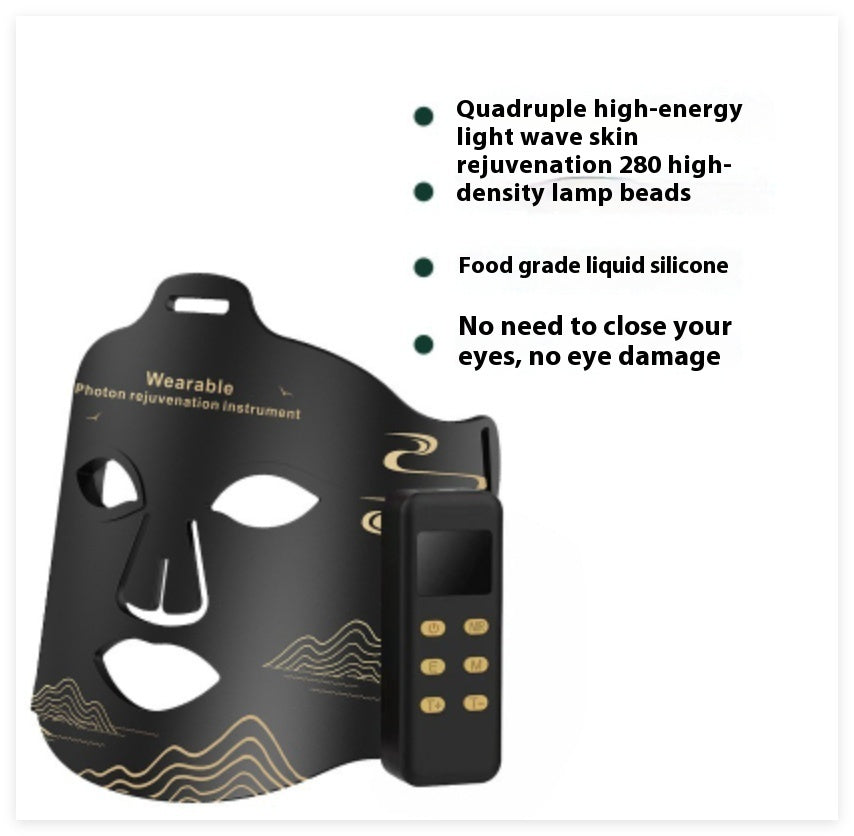 Professional LED Face Mask – Infrared & Color Light Therapy for Skin Rejuvenation & Acne Care