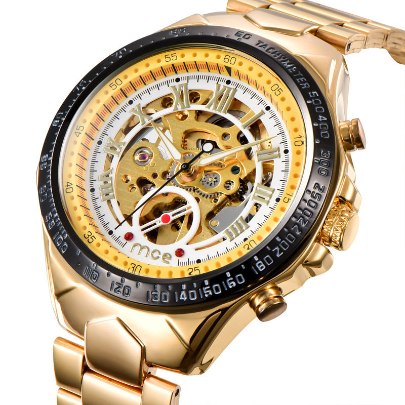 MCE Luxury Mechanical Men's Watch – Automatic Timepiece for the Modern Gentleman
