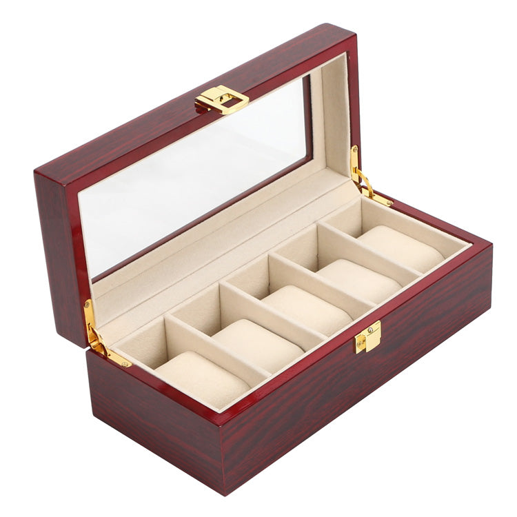 Luxury Wooden Watch Storage Box – 2, 3, 5 or 12 Slot Elegant Display Organizer Case