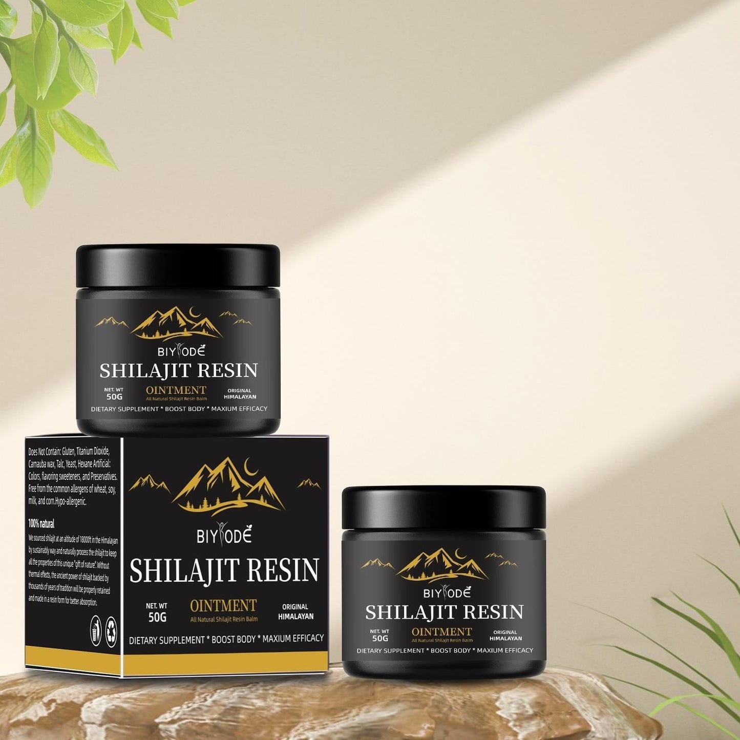 Pure Himalayan Shilajit Gummies with Ashwagandha & Gokshura – No Added Sugar | Energy & Vitality Support (60 Chewables)