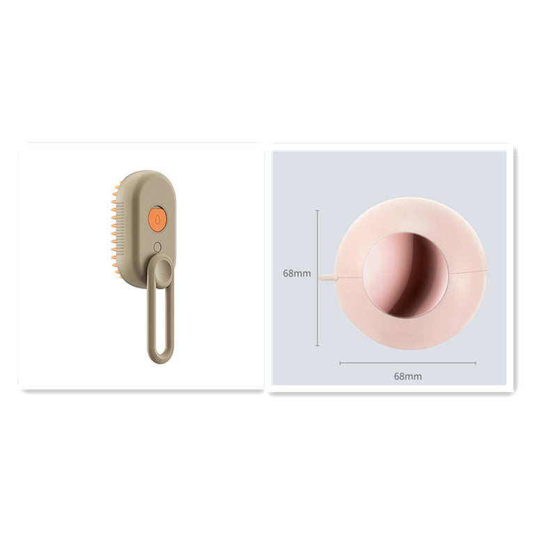 3-in-1 Electric Steam Pet Grooming Brush – Spray Comb for Cats & Dogs