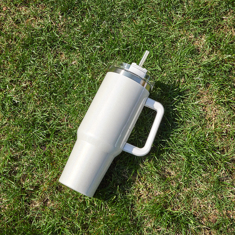 Large Capacity Double-Layer Stainless Steel Vacuum Insulation Cup – Portable Hot & Cold Water Bottle