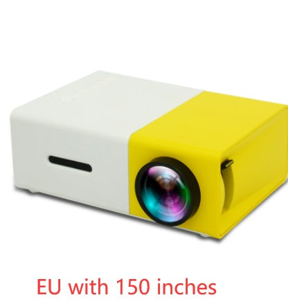 YG300 Mini Portable Projector – HD LED Home Theater Cinema Projector with HDMI & USB