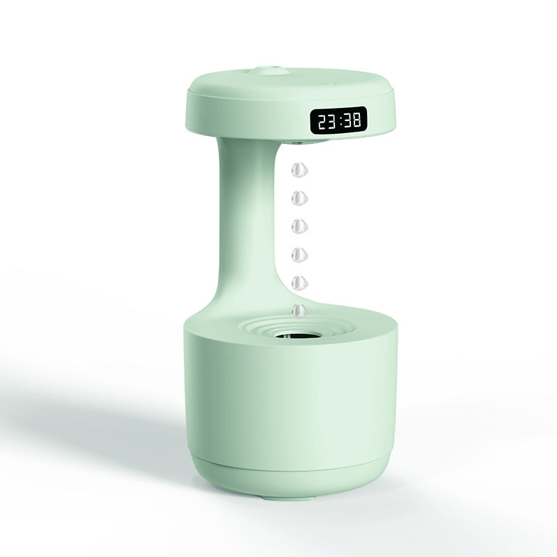 Anti-Gravity Air Humidifier – Mute Countercurrent Cool Mist Maker with Levitating Water Drops