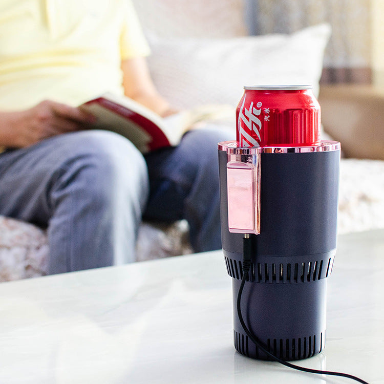 12V Smart Car Cup Warmer & Cooler – Digital Temp Display, 36W | Hot & Cold Beverage Holder