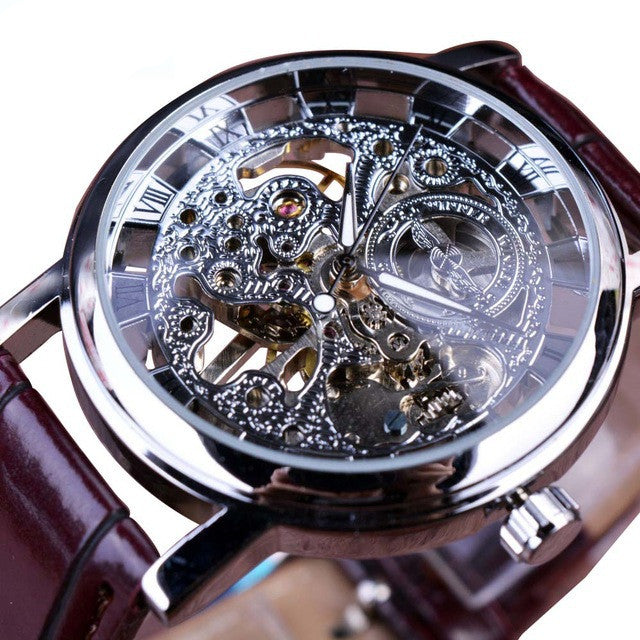 Luxury Men's Mechanical Watch – Classic Automatic Mesh Strap Timepiece | 4 Styles