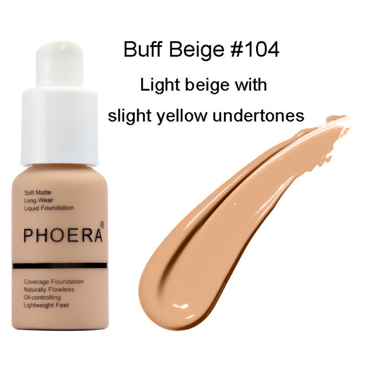 Oil Control Matte Foundation Cream – Natural Coverage Concealer