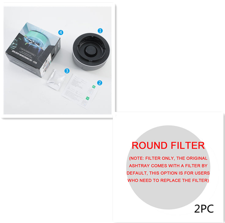 Electronic Smoke Removal Ashtray – Air Purifier with Anion Filtration