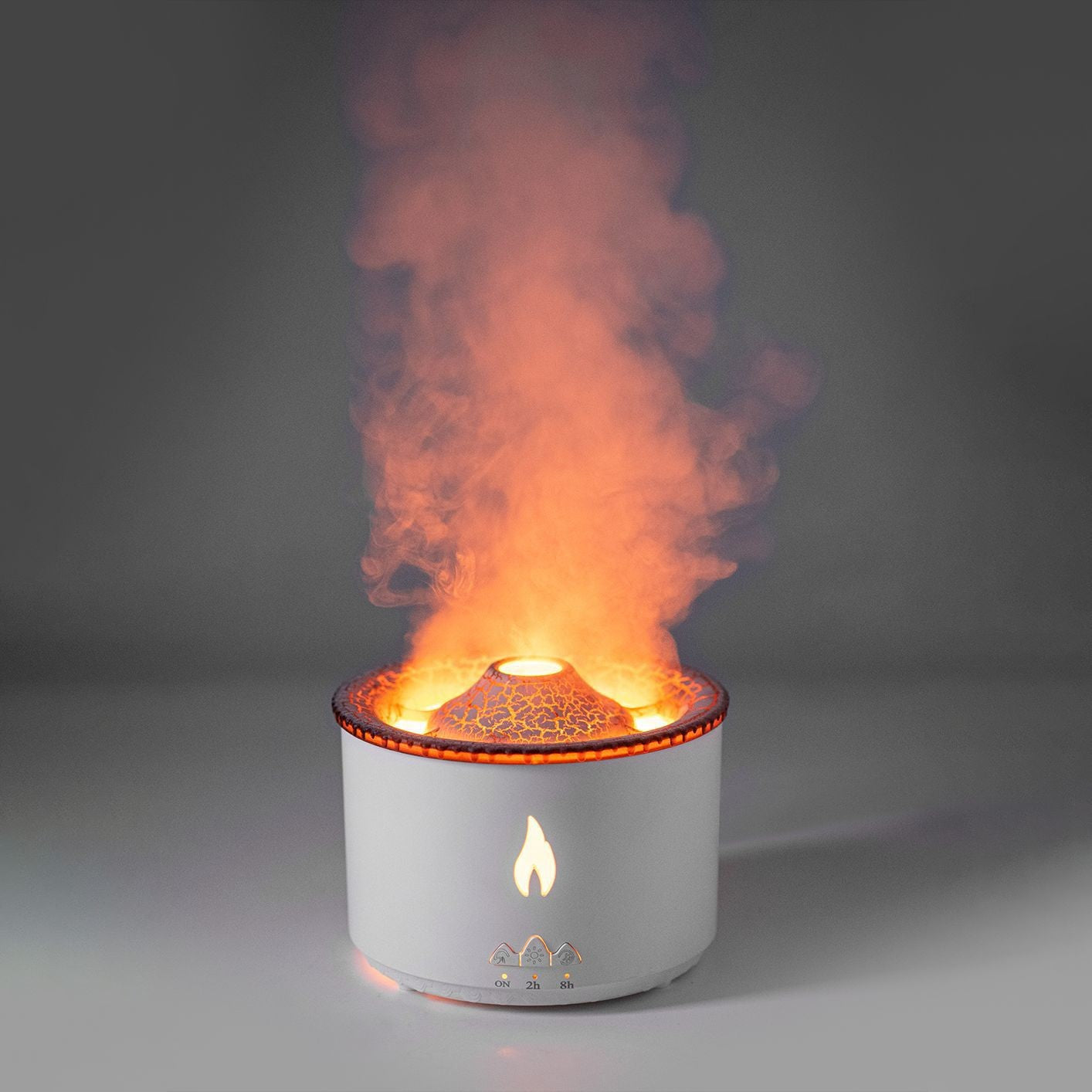 Ultrasonic Volcano Aroma Diffuser – Jellyfish Flame Essential Oil Humidifier for Home & Bedroom
