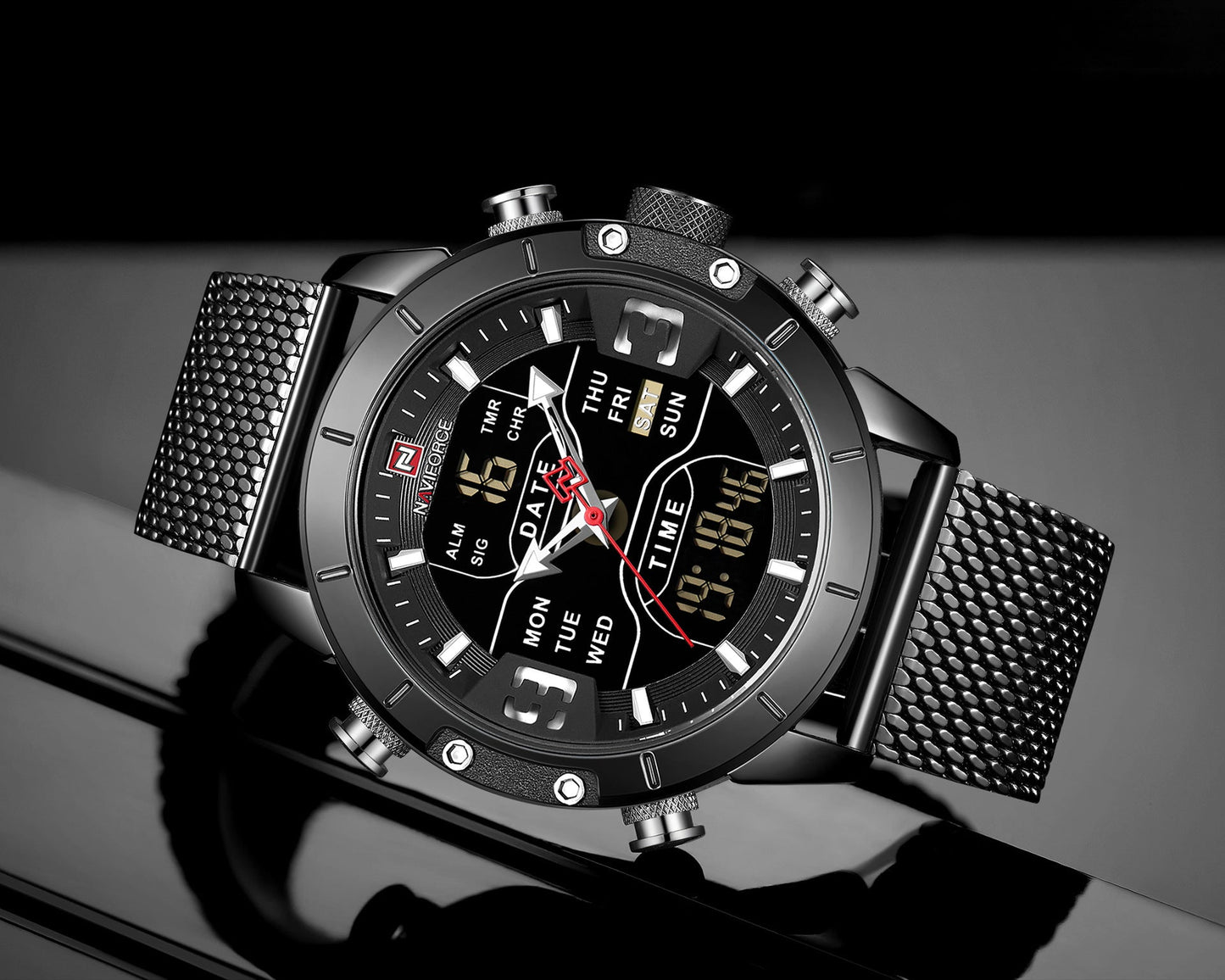 Luxury Sports Men's Watch – Waterproof & Shock Resistant Wristwatch