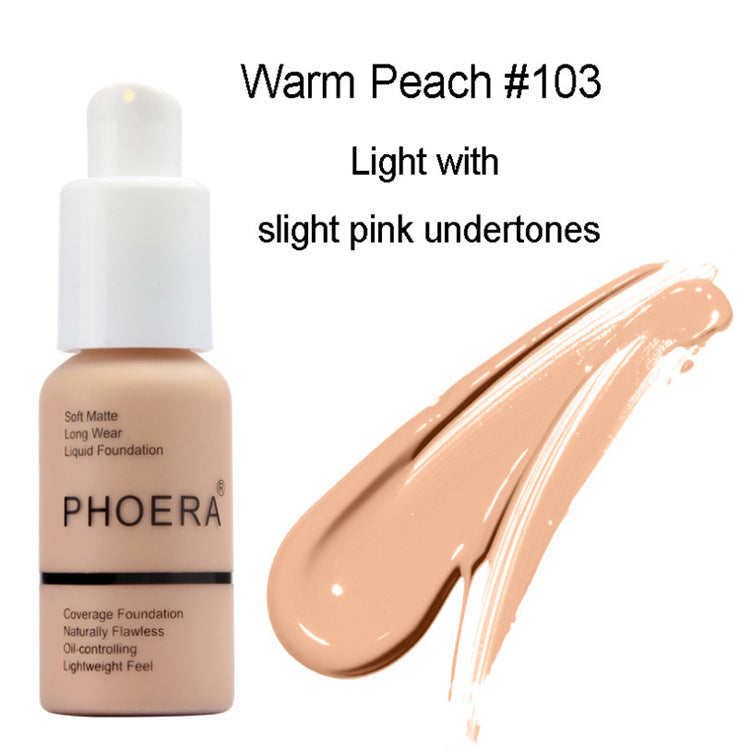 Oil Control Matte Foundation Cream – Natural Coverage Concealer