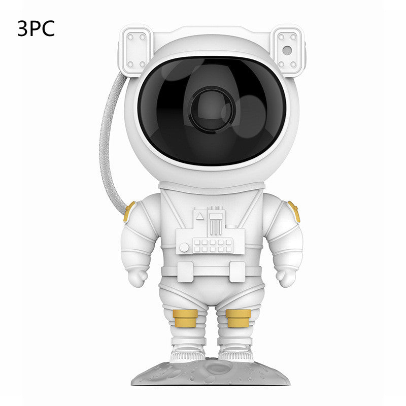 Astronaut Galaxy Star Projector Lamp – USB Night Light for Bedroom Atmosphere