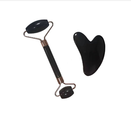Premium Gua Sha Facial Roller Set – Face Lift, Wrinkle Reduction & Skin Brightening Tool