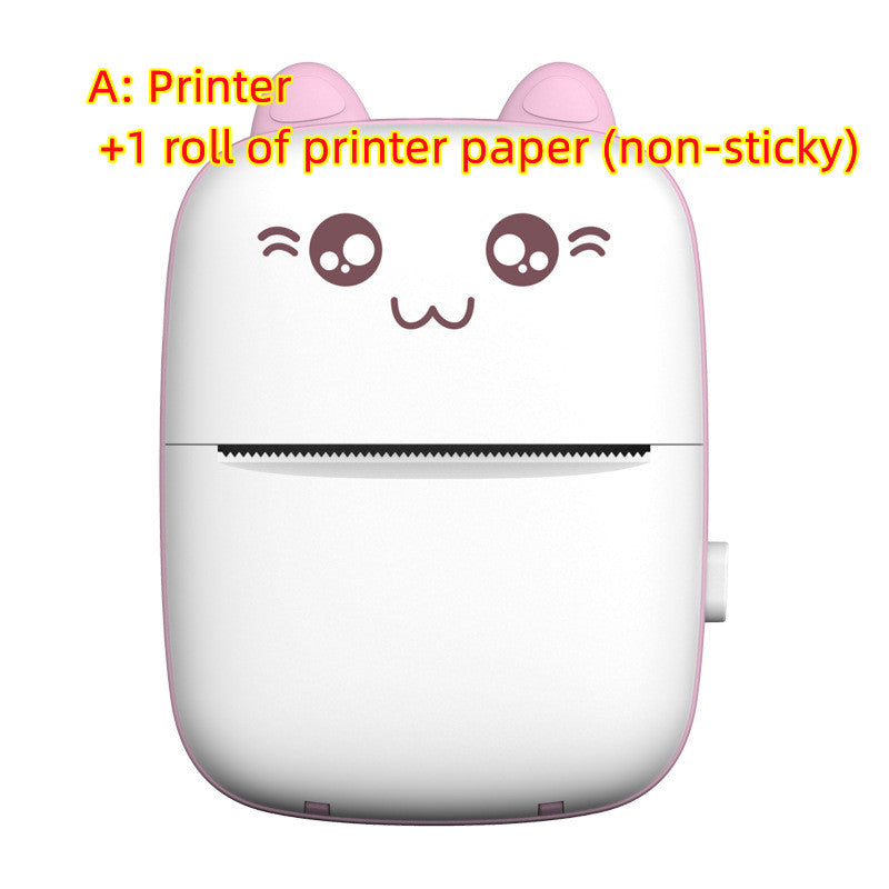 Mini Bluetooth Pocket Printer – 200DPI Inkless | Photos, Notes & Labels | iOS & Android | Pink & Green