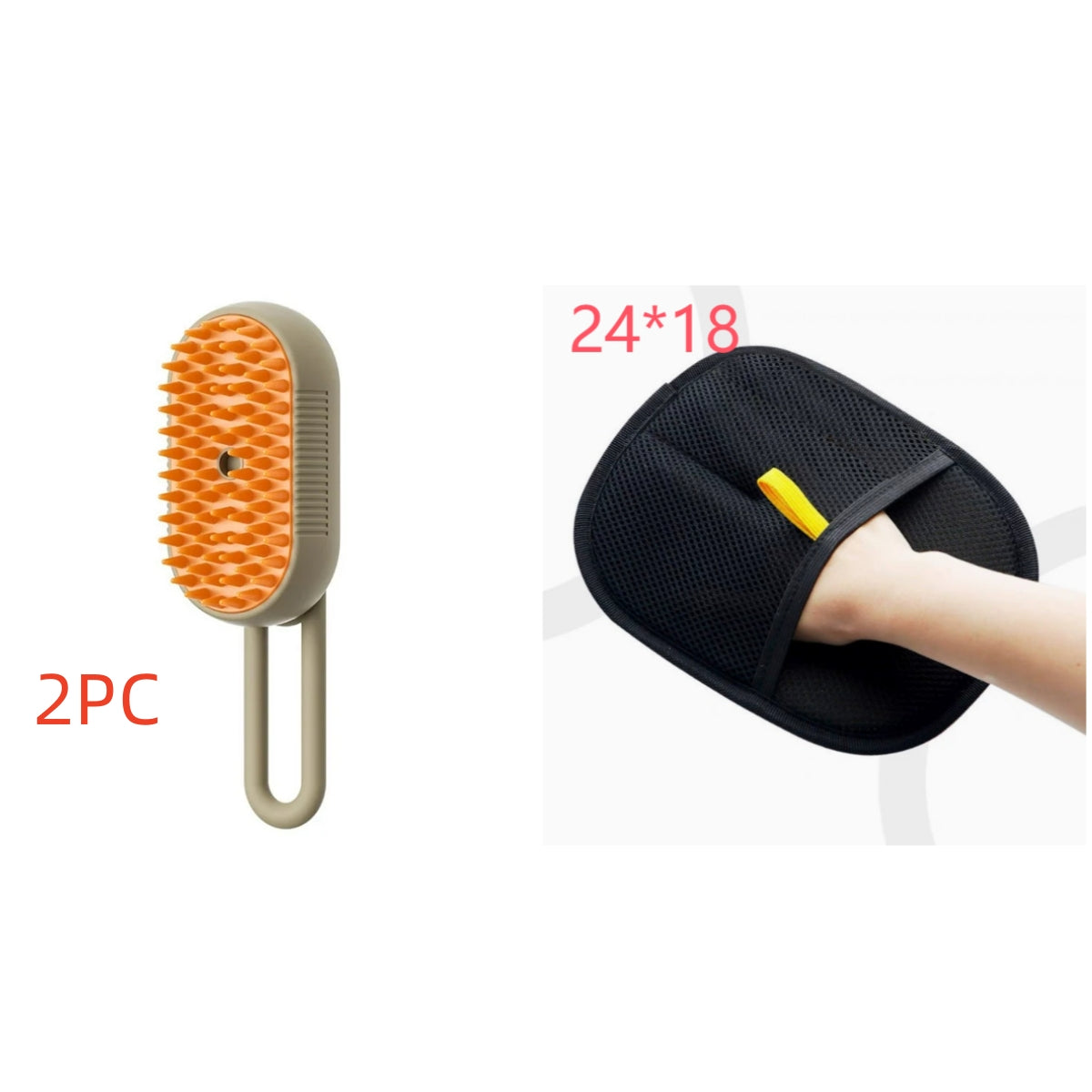 3-in-1 Electric Steam Pet Grooming Brush – Spray Comb for Cats & Dogs