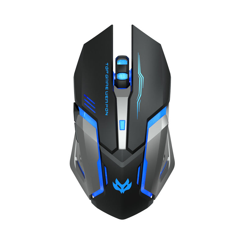 Wireless Charging Silent Gaming Mouse – Ergonomic Rechargeable Mouse for PC & Laptop