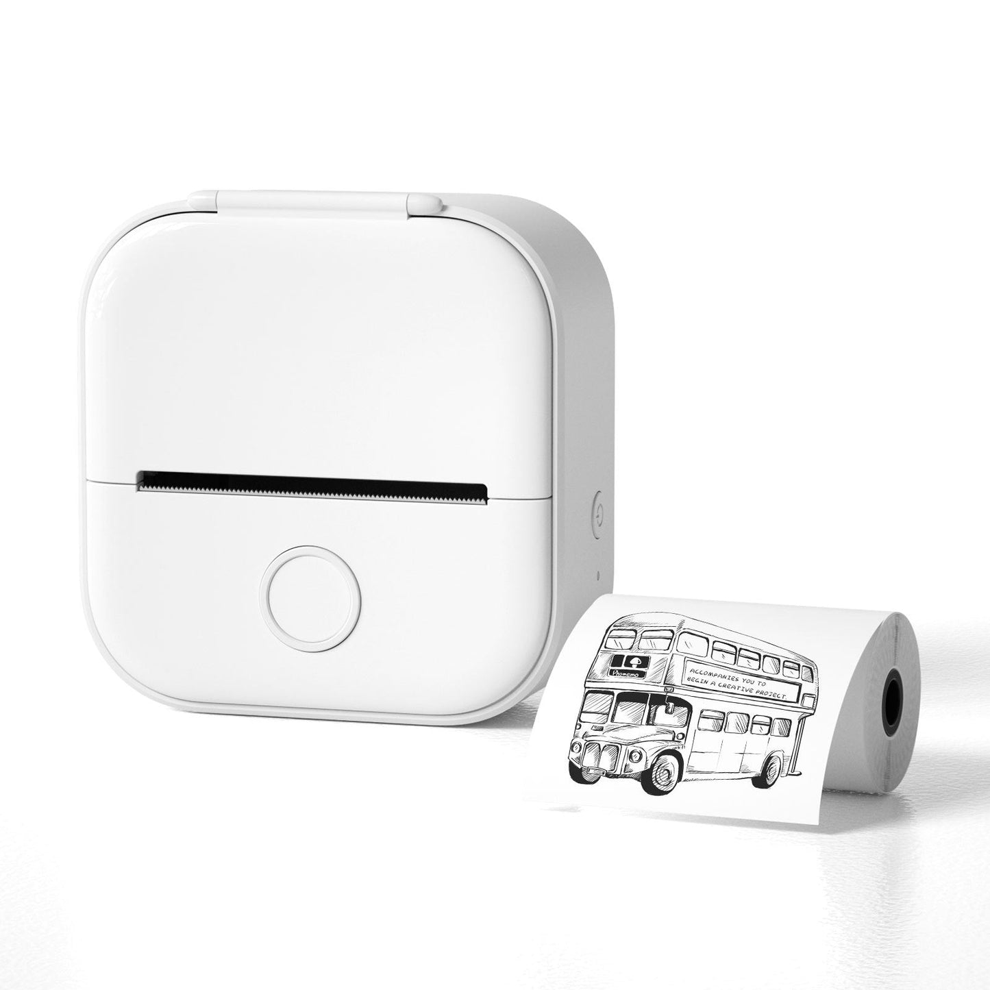 Portable Bluetooth Mini Thermal Printer – Wireless Label & Photo Printer