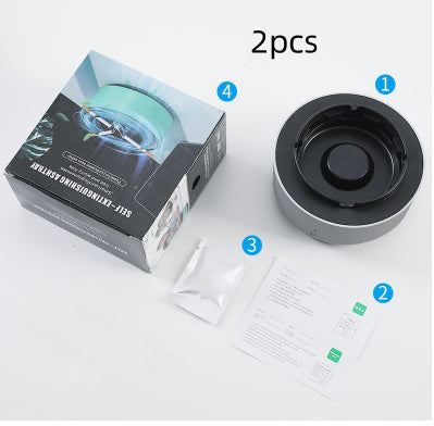 Electronic Smoke Removal Ashtray – Air Purifier with Anion Filtration